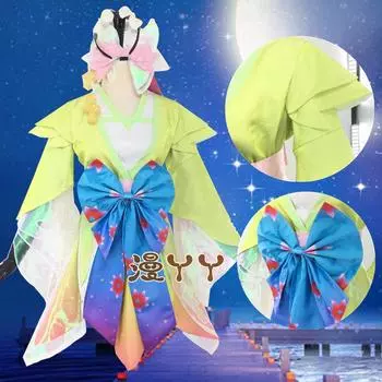 Аниме персонаж косплей King of Glory Cos костюм Nacolu Evening Firefly классический игровой набор костюмы для косплея женские S