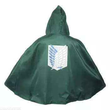 Аниме Плащ Shingeki No Kyojin Scouting Legion Плащ Cos Зеленый Плащ Мужская Одежда Косплей Костюм Женщины Атака