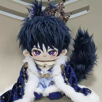 Аниме плюшевая кукла европейский стиль ретро одежда выходной комплект для 20 см милая плюшевая кукла одежда плащ подарки No skeleton