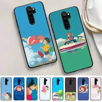 Anime Ponyo On The Cliff Phone Case for Samsung A51 A30s A52 A71 A12 for Huawei Honor 10i for OPPO vivo Y11 cover Samsung A51