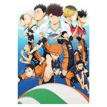 Аниме постер волейбол мальчик холст картина Haikyuu японский стиль мультфильм плакат Cuadros настенные художественные фотографии для гостиной 21*30cm