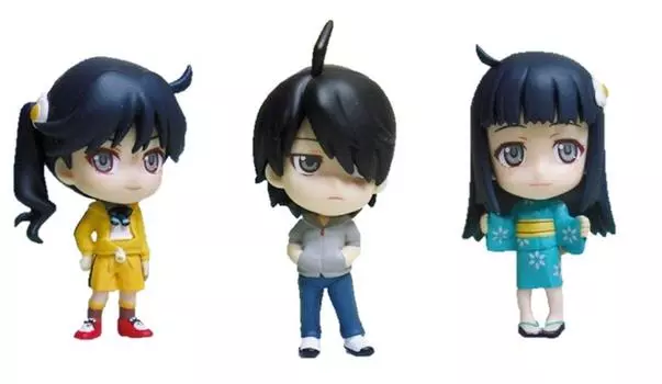Аниме-проект Нисио Исин Персонаж Чибикюн Аниме-проект Исин Все 3 типа набора Нисио Нисэмоногатари