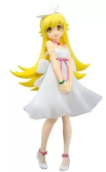 Аниме-проект Нисио Исина «Monogatari Series» ESPRESTO Прозрачный материал, другой цвет Фигурка Синобу Осино «Bakemonogatari» 20 см прибл. белый