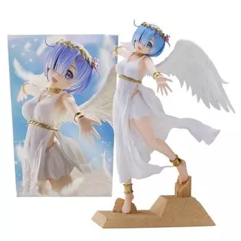 Аниме РЭ: Zero Starting Life In Another World Фигурка Белый Ангел Rem Модель ПВХ Игрушки Подарок no box