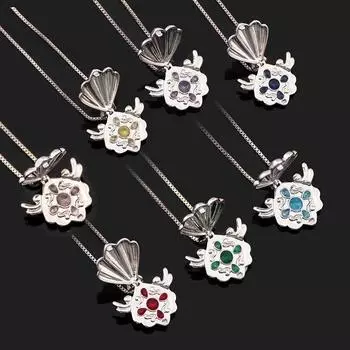 Аниме Русалка Мелодия Ожерелье в виде ракушки Pichi Pichi Pitch Luchia Karen Hanon Hosho Toin Rina Подвеска для косплея Ювелирные изделия Подарочный реквизит