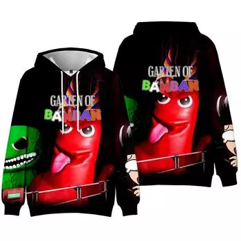 Аниме Сад Банбана Мужские Женские Толстовки Осенние Повседневные Пуловеры Толстовки С Капюшоном Модные Хип-Хоп Толстовки Одежда XS