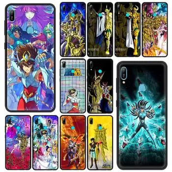 Anime Saint Seiya Soft Case For Huawei P30 Pro P40 Lite E P Smart Z Y7 Y6 2019 Silicone Back Phone Cover Mobile Bag Fundas Huawei Y6 2019