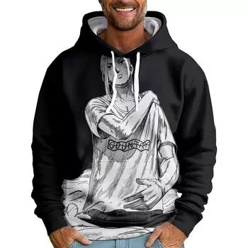 Аниме SAKAMOTO DAYS Мужчины Женщины Толстовки Осень Повседневный Пуловер Толстовки Мода Хип-Хоп Толстовка Одежда XS