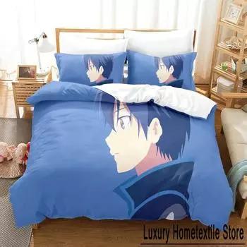 Аниме Seirei Gensouki Комплект постельного белья для мальчиков и девочек Twin Queen Size Пододеяльник Наволочка Кровать Дети Взрослые Модный Домашний Текстиль 70x133cm 2pcs