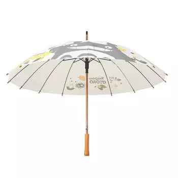 Аниме Шиншилла Большой Зонт 16 Bone Автоматический Зонт с Длинной Ручкой, Natsume Friend Tent Двумерный Периферийный Зонт для Гольфа A