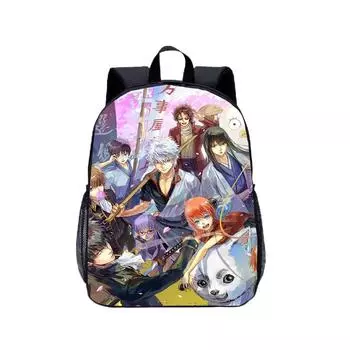 Аниме Silver Soul Мальчики и Девочки Рюкзак Mochila Мультфильм Детский Рюкзак Аниме Игровой Рюкзак Легкий И Прочный