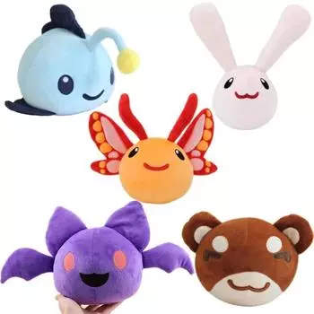 Аниме Slime Rancher 2 плюшевые игрушки Angler Batty Ringtail Flutter мягкая кукла мультяшное животное Peluche рождественский подарок на день рождения