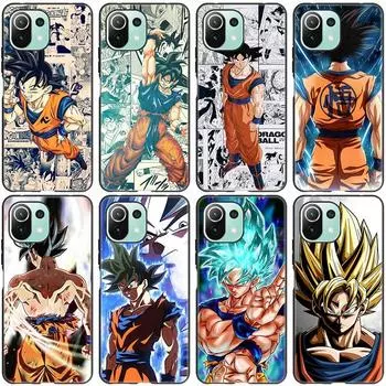 Anime Son Goku Ultra Instinct Phone Case For Xiaomi Mi POCO X3 NFC F3 GT M3 11i 11 Ultra 10T Pro A2 11 Lite Redmi K40 K20 7 7A Xiaomi Mi 10T