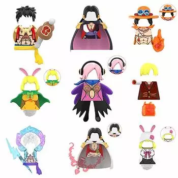 Аниме Строительные блоки Фигурки Куклы Игрушки Кирпичи Детский строительный блок Игрушка