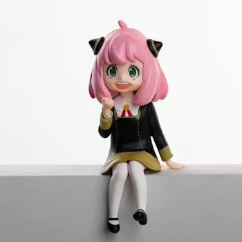 Аниме-тематика двухмерного шасси автомобиля шпионский дом Ания ручная модель украшения PVC