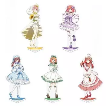 Аниме The Quintessential Quintuplets 8 см акриловые фигурки на подставке, серия Лолита: Ичика, Нино, Мику, Ёцуба и Ицуки 8cm Double-sided interlayer acrylic stand brand