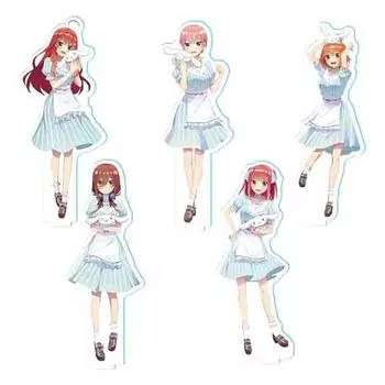 Аниме The Quintuplets, акриловая подставка, модель игрушки, милая мультяшная фигурка девушки, украшение, экшн-фигурка, Коллекционная игрушка белый