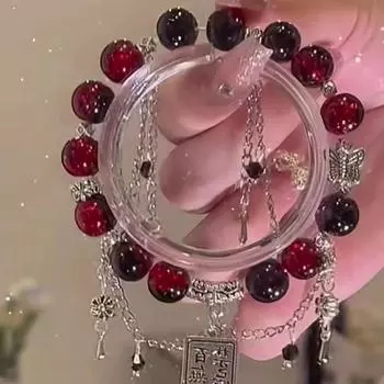 Аниме Tian Guan Ci Fu браслет Xie Lian Heaven официальные благословения бусины-цепочка браслет-подвеска косплей ювелирные аксессуары подарок