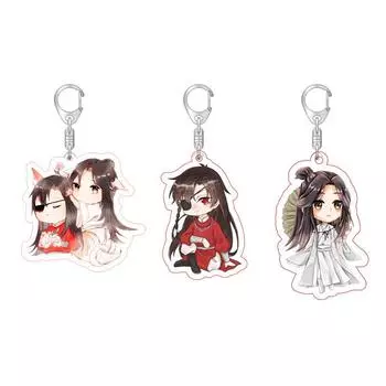 Аниме Tian Guan Ci Fu брелок акриловый Xie Lian Hua Cheng фигурка брелок брелок для ключей брелок для фанатов друзей мужчин ювелирные изделия подарки