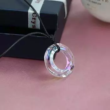 Аниме Tian Guan Ci Fu ожерелье небесное официальное благословение Хуа Чэн Се Лиан косплей кристалл кулон колье ювелирные аксессуары