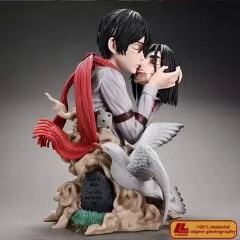 Аниме Титан Микаса·Акерман Поцелуй смерти Эрен Йегер Фигурка Статуэтка Игрушка Подарок B