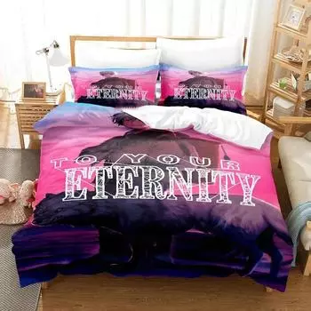 Anime To Your Eternity Bedding Set Boys Girls Twin Queen Size Duvet Cover Pillowcase Bed Kids Adult Fashion Home Textileextile 70x133cm 2pcs