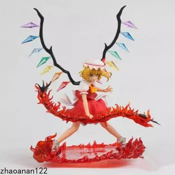 Аниме Touhou Project Flandre Scarlet версия. Окрашенная 1/7 ПВХ фигурка модель игрушки 22см