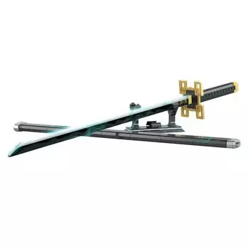 Аниме Убийца демонов Токито Муичиро Ниндзя Нож Лезвие Меч Строительные блоки Катана Оружие Кирпичи Игрушка для детей Подарок для взрослых no original box