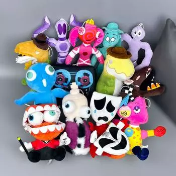 Аниме Удивительная Цифровая Плюшевая Игрушка Цирк Клоун Кролик Периферия Мягкая Кукла Дети Взрослые Подарок