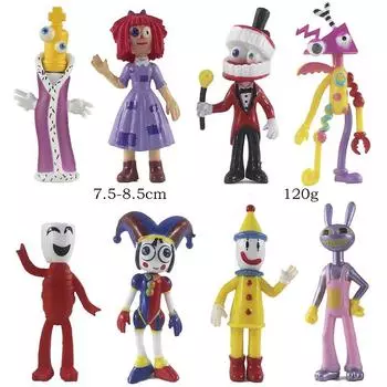 Аниме Удивительный Цифровой Цирк 2 Фигурки Игрушки Гангл Зубл Кейн Джекс Понми Помни Клоун Заяц Джексон Куклы Детский Подарок