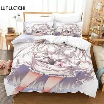 Anime Yosuga No Sora Kasugano Bedding Sets exquisite bed supplies set duvet cover bed comforter set luxury birthday gift 135x200cm 2pcs