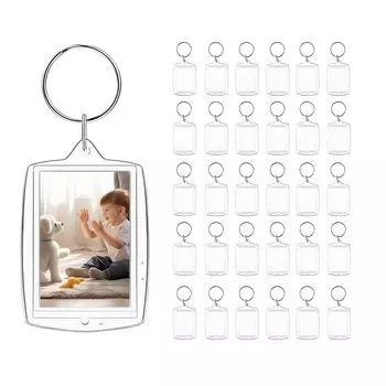 [aninako] брелок с фотографией Получите 30 штук акриловых фотографий ручной работы прямоугольной формы на память Поставляется с шаблоном для резки деталей рамки Hamepachi creation