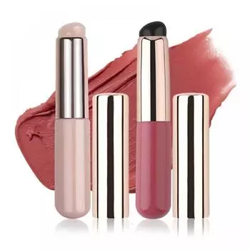 Aninako Lip Brush Concealer Brush Silicone Set Of 2 Round Head Makeup Brush Brush Lipstick Brush