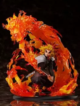 Aniplex Kimetsu no Mugen Train Edition Анджуро Ренгоку Секретная техника огненного дыхания Rengoku Scale Figure Aniplex plus Limited Убийца демонов Яиба