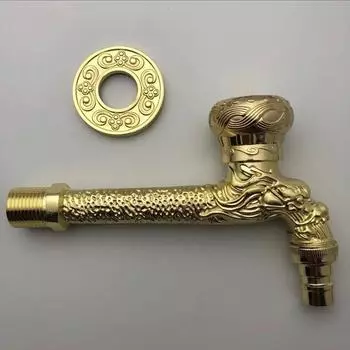 Anituqe бронзовый кран для стиральной машины, декоративный уличный кран, винтажный садовый кран, настенная швабра, латунь WF 1