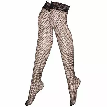 Anjelly Fishnet Black Sexy Net Black Tights, Cosplay, Stockings, Tights, Costume, Women s Fashion,