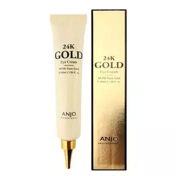 ANJO 24K Gold Eye Cream, Антивозрастной, Увлажняющий, корейская косметика, Kbeauty, пробник