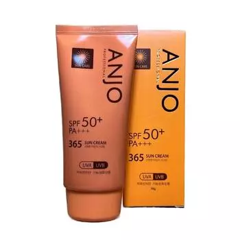 ANJO 365 Daily Sun Cream SPF 50+ PA+++ 70г, Солнцезащитный крем, KBeauty, Корейская косметика, пробник