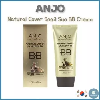 [Anjo] Natural Cover Snail Sun BB Cream 50 мл/SPF50+PA+++