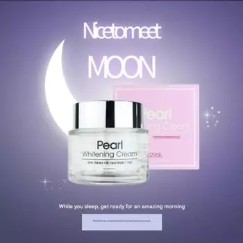 ANJO Pearl Осветляющий крем (1 + 1) – Усиление сияния и увлажнение кожи