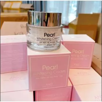 Anjo Pearl Whitening Cream 120г, Против морщин, Антивозрастной, Kbeauty, Корейская косметика, пробник