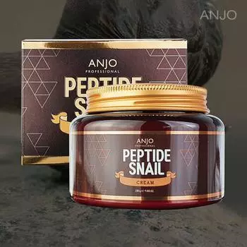ANJO Пептидный крем с улиткой (Мега размер) – Антивозрастное и интенсивное увлажнение