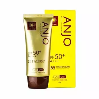 Anjo Professional 365 Sun BB Cream SPF 50+ PA+++ 50г, Солнцезащитный крем, KBeauty, Корейская косметика, пробник