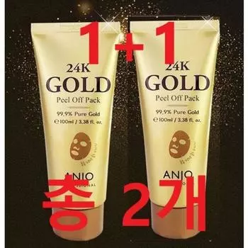 Anju Professional 24K Gold Peel Off Pack 100мл, 1 упаковка, 2 шт.