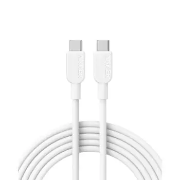 Anker 310 USB-C и USB-C кабель 60 Вт USB PD совместимый с MacBook Pro iPad Pro Galaxy S23 и другими (3.0м Белый)