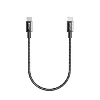 Anker 331 Heavy Duty Nylon USB-C & USB-C Cable 60W USB PD Compatible with iPhone 16 / 15 MacBook Pro iPad Pro iPad Air 5 Galaxy S24 Pixel LG and Other