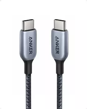 Anker 765 Heavy Duty Nylon Cable USB USB PD Compatible with iPhone 16 15 MacBook iPad 5 Galaxy S24 Pixel LG USB-C & USB-C (240W 0.9m) 2.0 / Pro/Air
