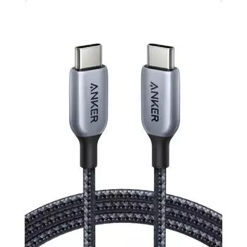 Anker 765 Heavy Duty Nylon USB-C & USB-C Cable (140W 1.8m) USB 2.0 USB PD Compatible with iPhone 16 / 15 MacBook Pro/Air iPad Pro iPad Air 5 Galaxy S2