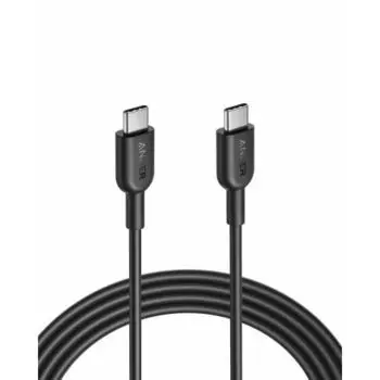 Anker PowerLine II USB-C & USB-C 2.0 Cable (1.8m Black) [USB-IF Certified/Ultra Durable/PD Compatible] Galaxy S10 / S10+ / S9 / S9+, iPad Pro (2018, 1