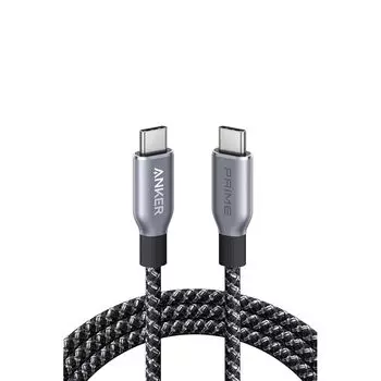 Anker Prime Heavy Duty нейлоновый USB-C и кабель 240 Вт USB PD совместимый 2.0 iPhone 15 / Pro MacBook Pro/Air iPad 5 Galaxy S24 Pixel LG переписка 1,8 м